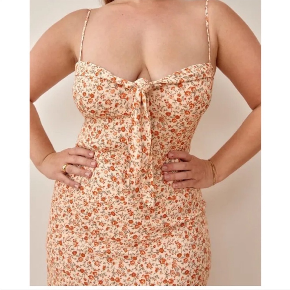 REFORMATION Helm Mini Dress